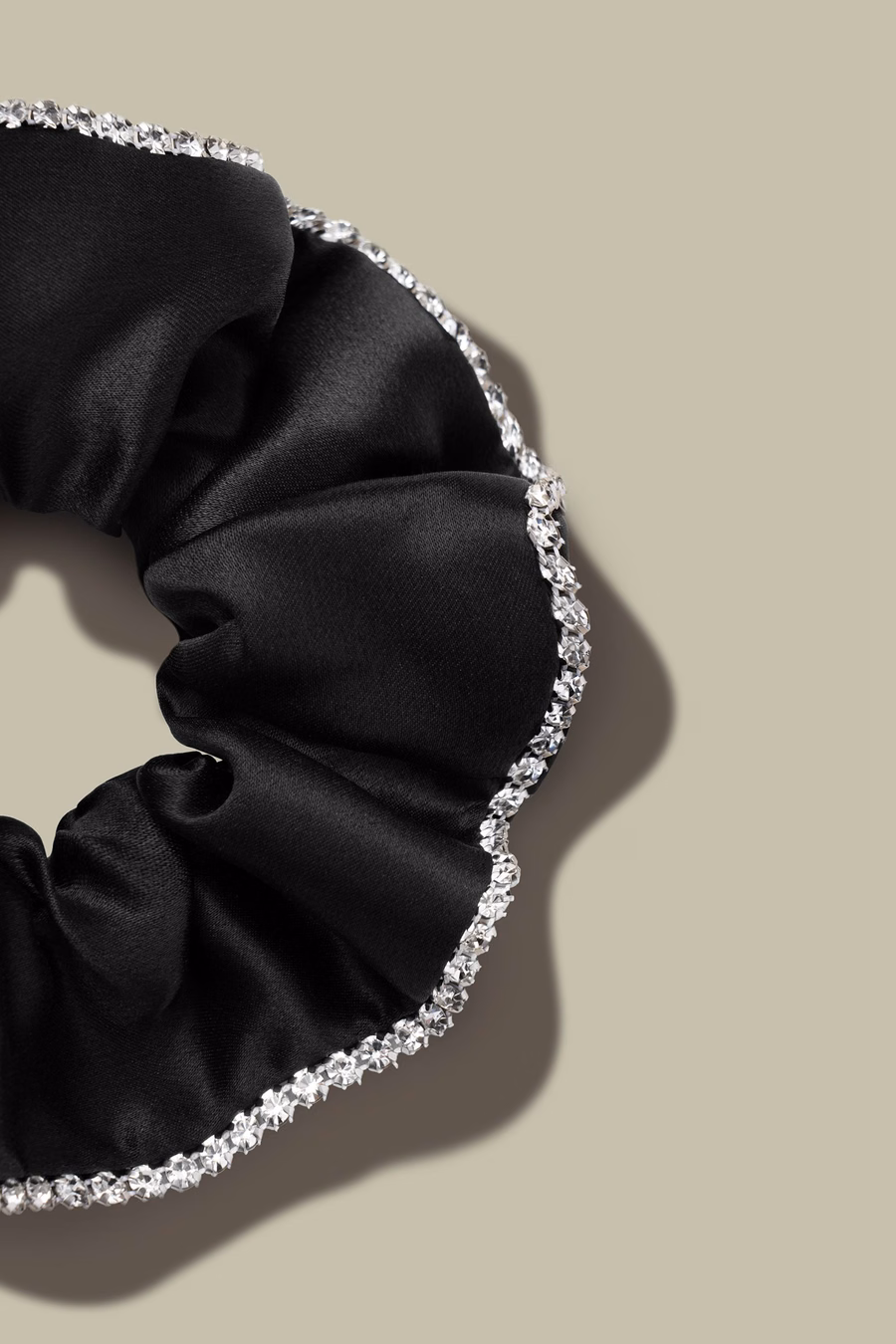 Ensemble de chouchous en soie avec strass