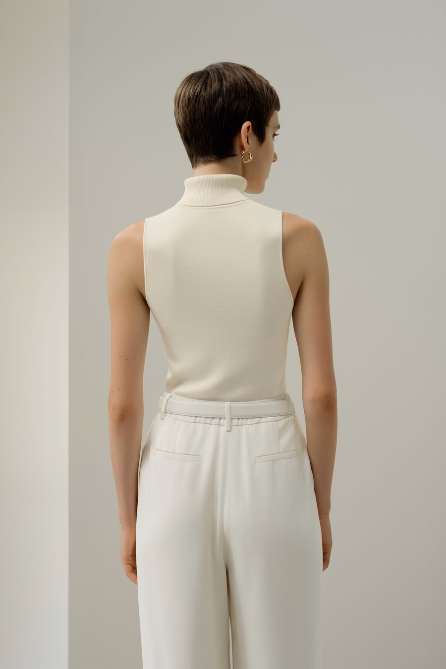 Ceinture en cuir avec boucle en or