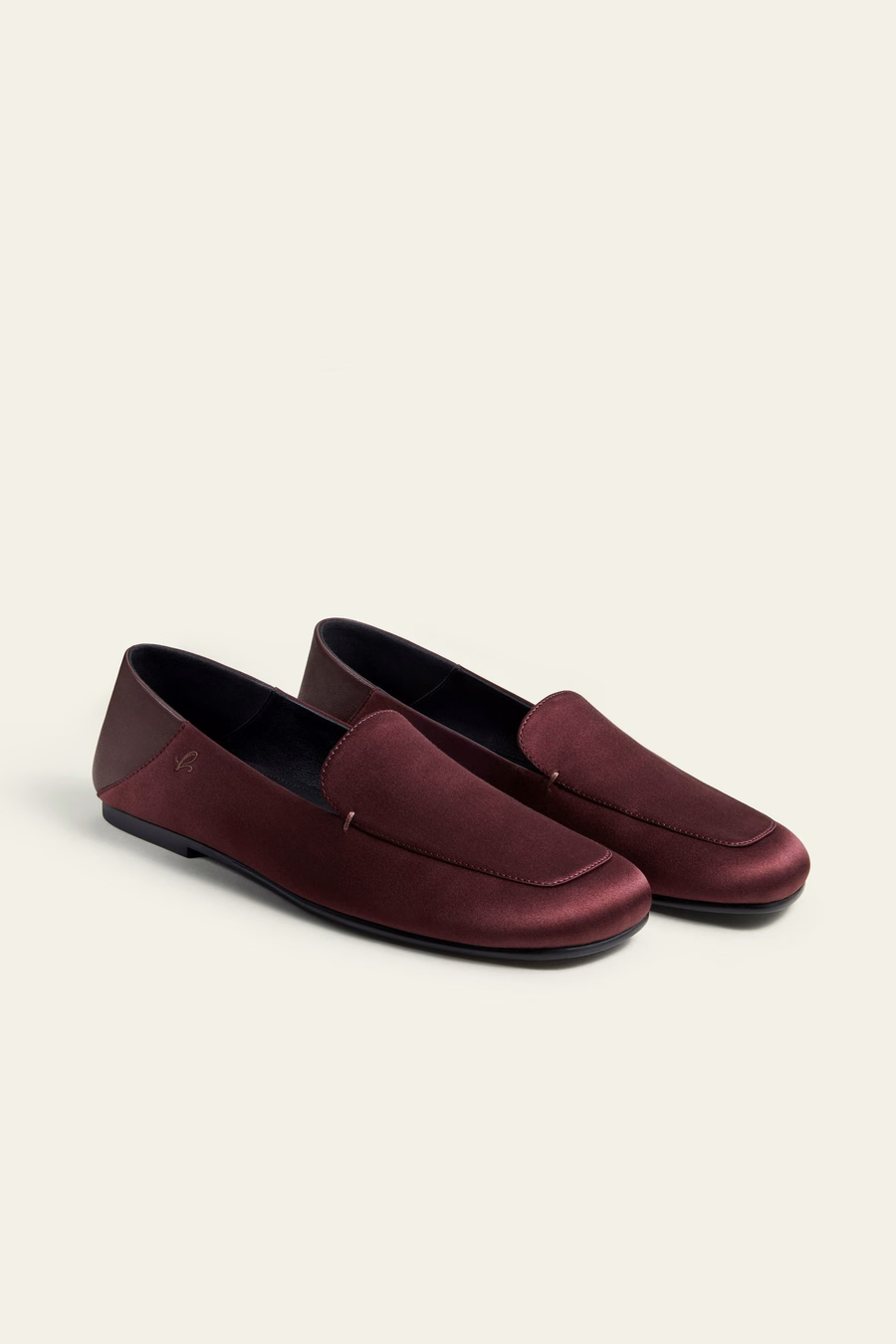 Serena, mocassins en cuir de soie