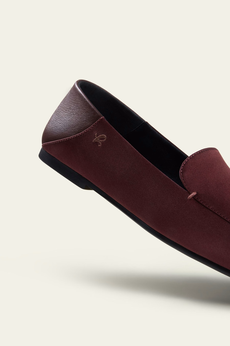 Serena, mocassins en cuir de soie