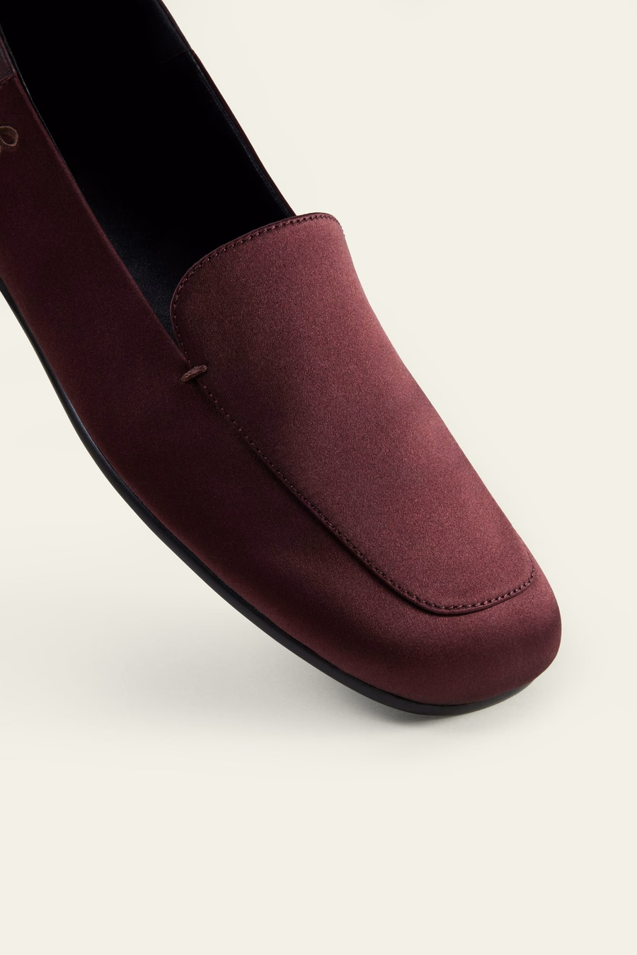 Serena, mocassins en cuir de soie