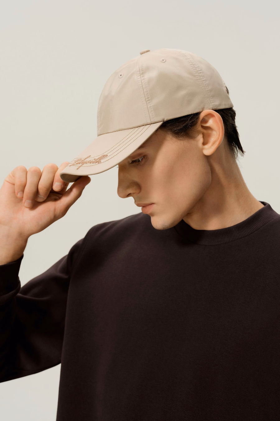 Casquette en soie taffetas toutes saisons
