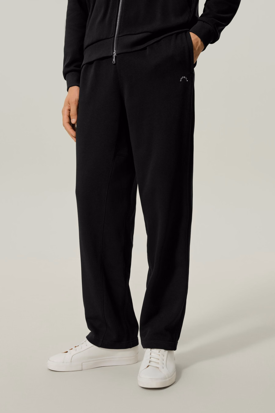 Pantalons droits en soie SILKERRY®