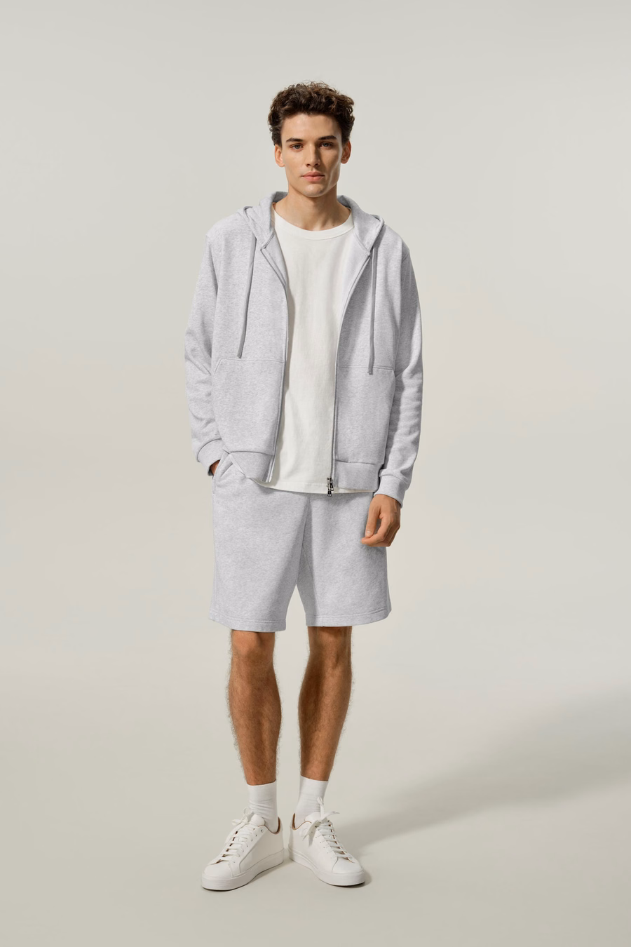 Hoodie zippé pour homme Silkerry