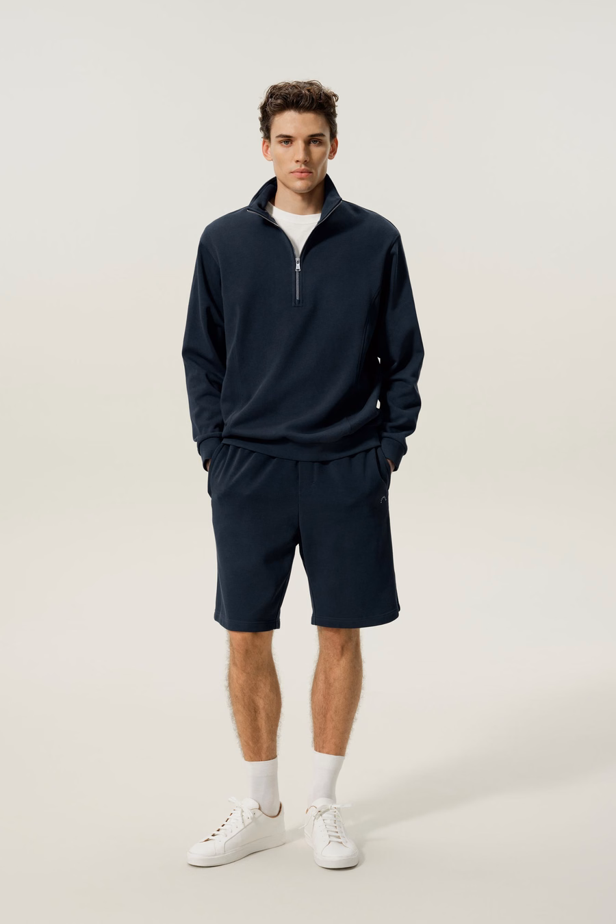 Pull à moitié zippé pour homme Silkerry