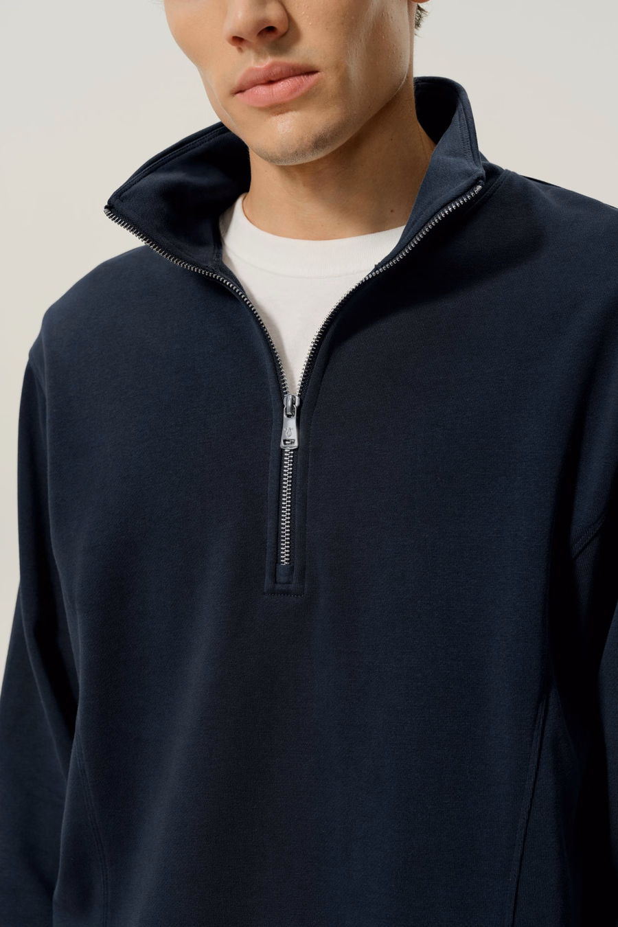 Pull à moitié zippé pour homme Silkerry