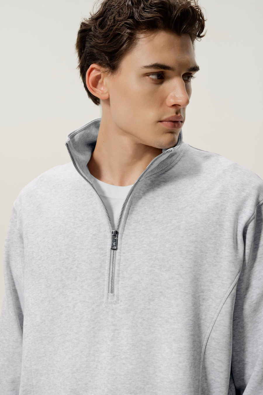 Pull à moitié zippé pour homme Silkerry