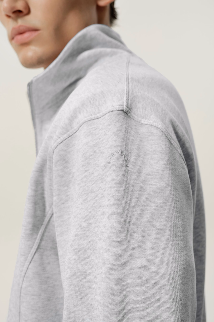 Pull à moitié zippé pour homme Silkerry