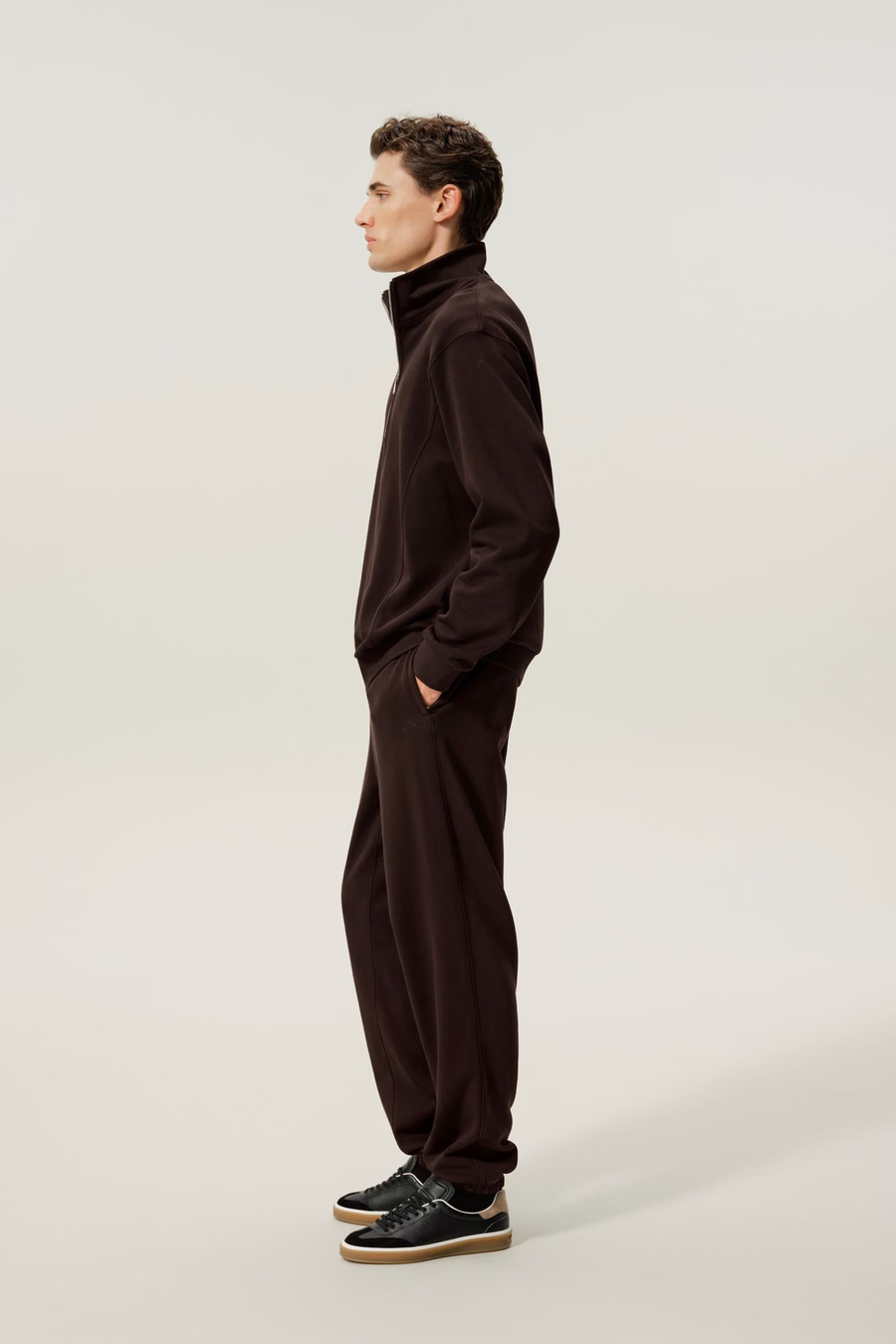 Pull à moitié zippé pour homme Silkerry