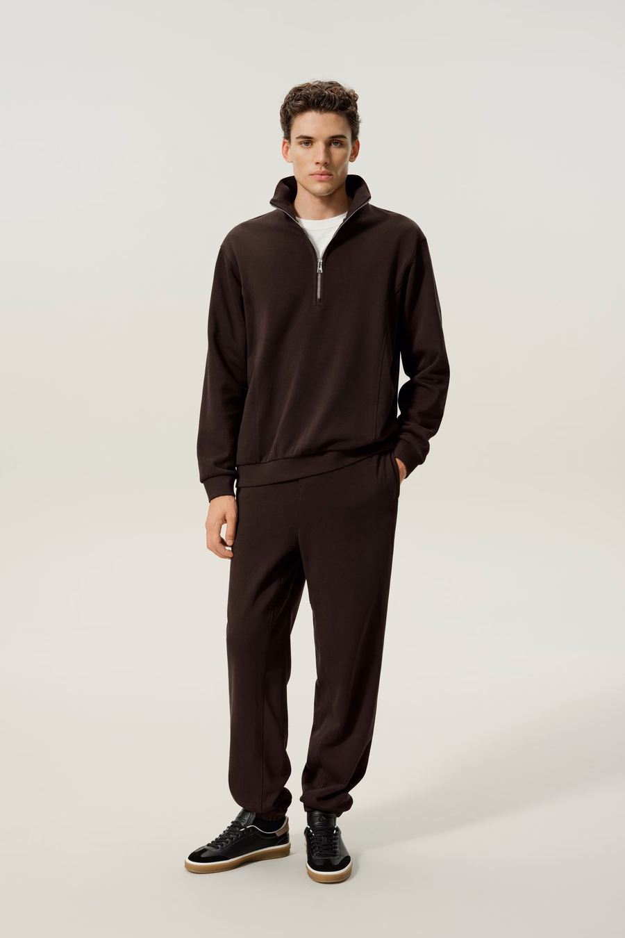 Pull à moitié zippé pour homme Silkerry