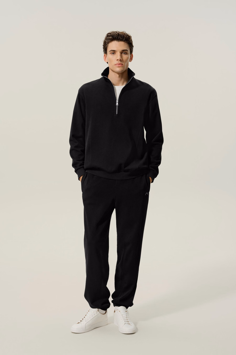 Pull à moitié zippé pour homme Silkerry