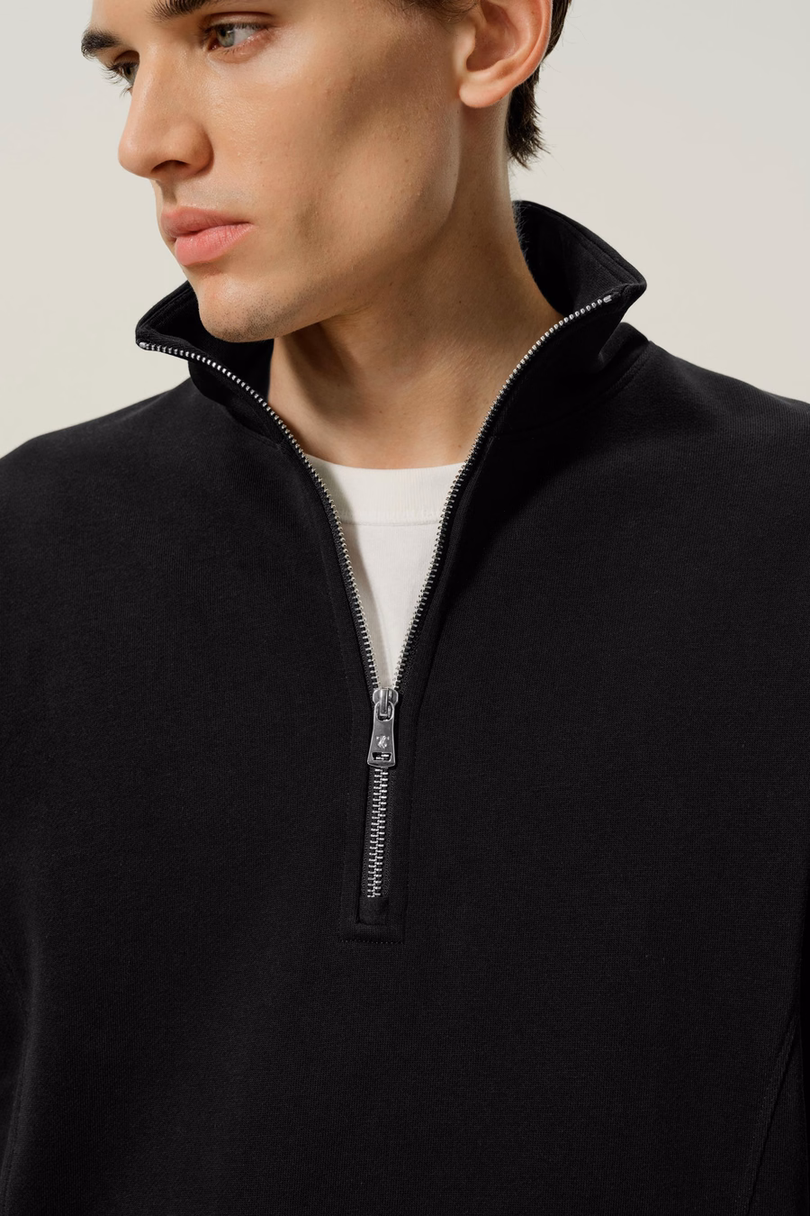 Pull à moitié zippé pour homme Silkerry