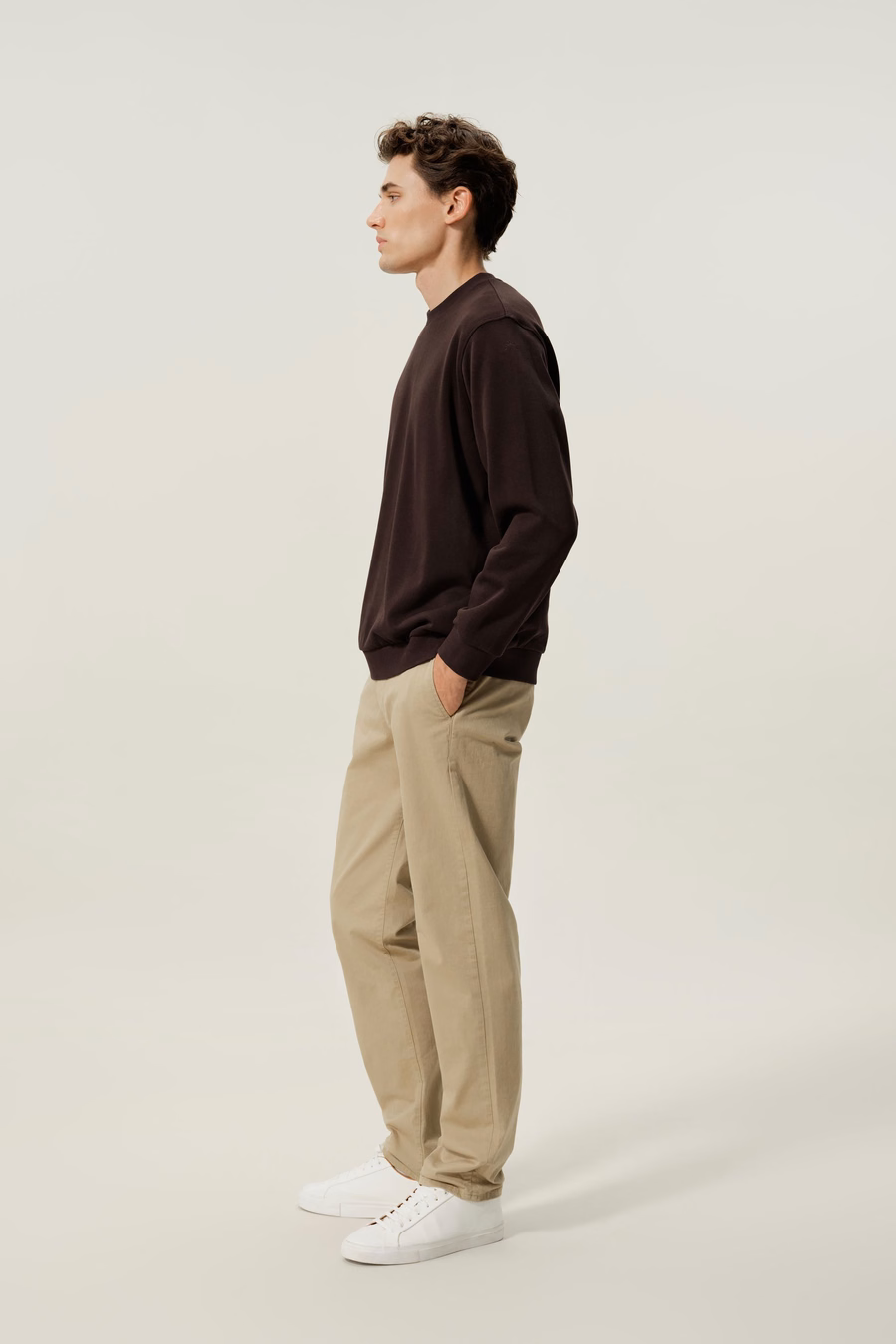 Pull ras du cou pour homme Silkerry