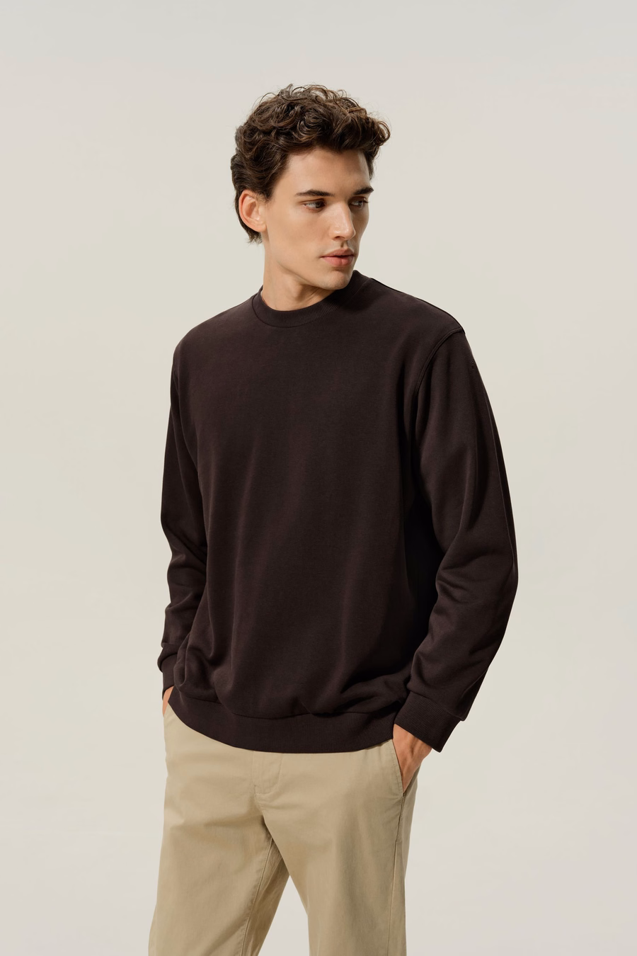 Pull ras du cou pour homme Silkerry