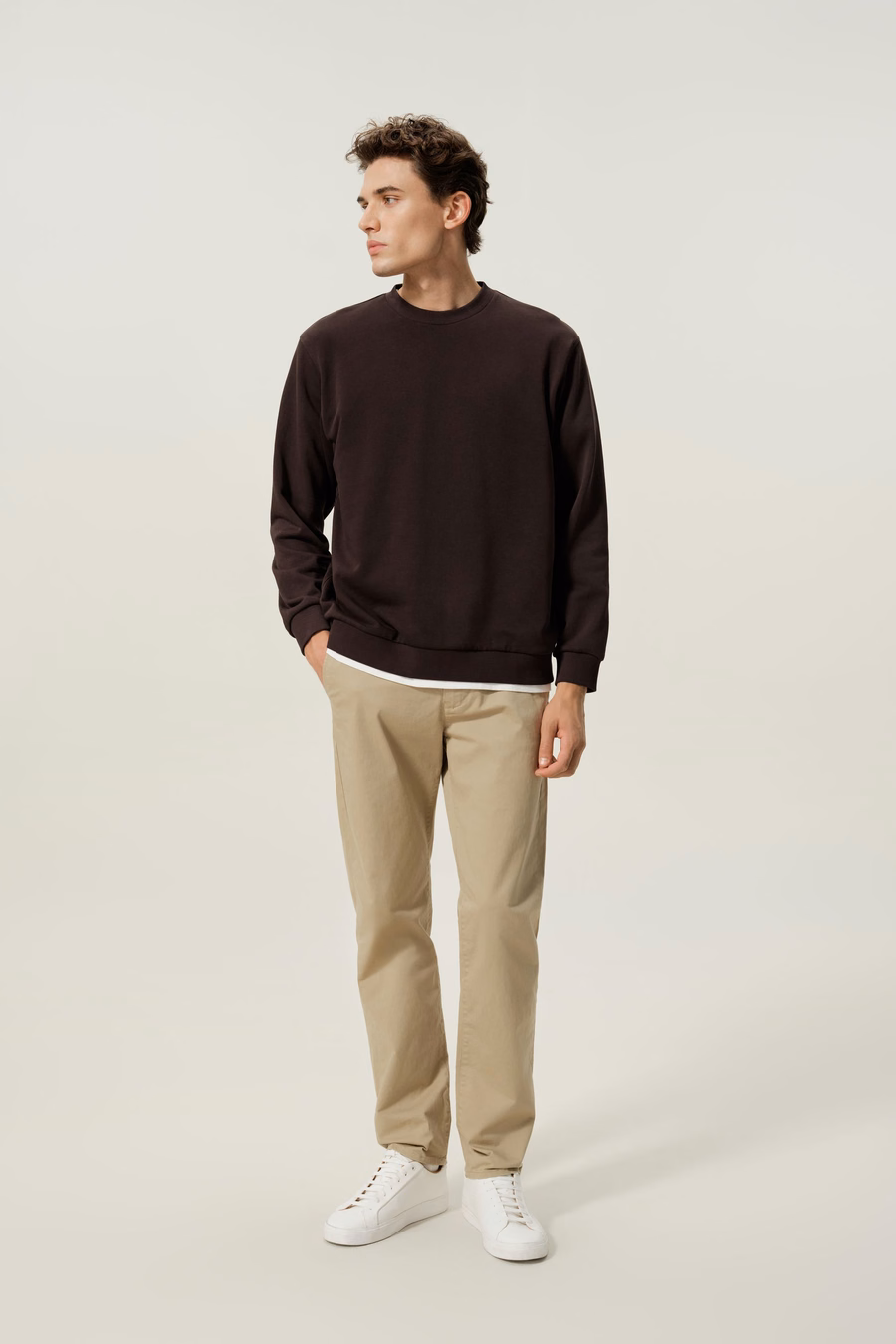Pull ras du cou pour homme Silkerry