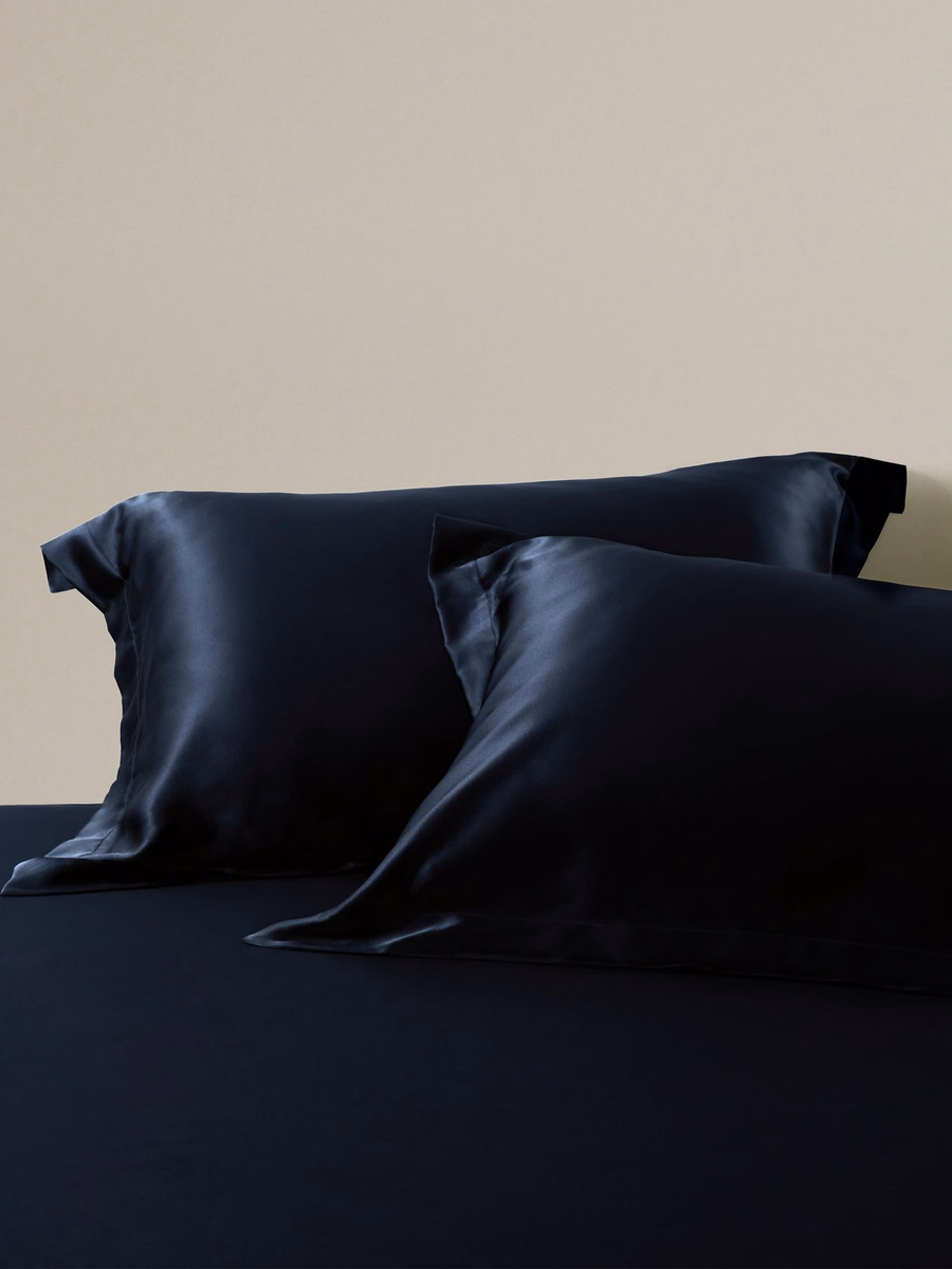 19 Momme Housse de Coussin en Soie Oxford