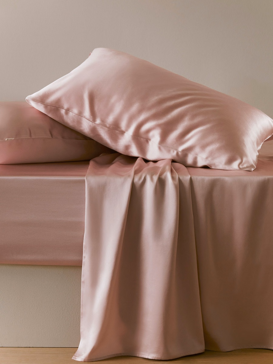 Housse de coussin en soie enveloppe de 22 Momme