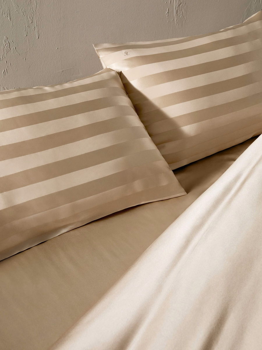 19 Momme Drap Plat en Soie Premium