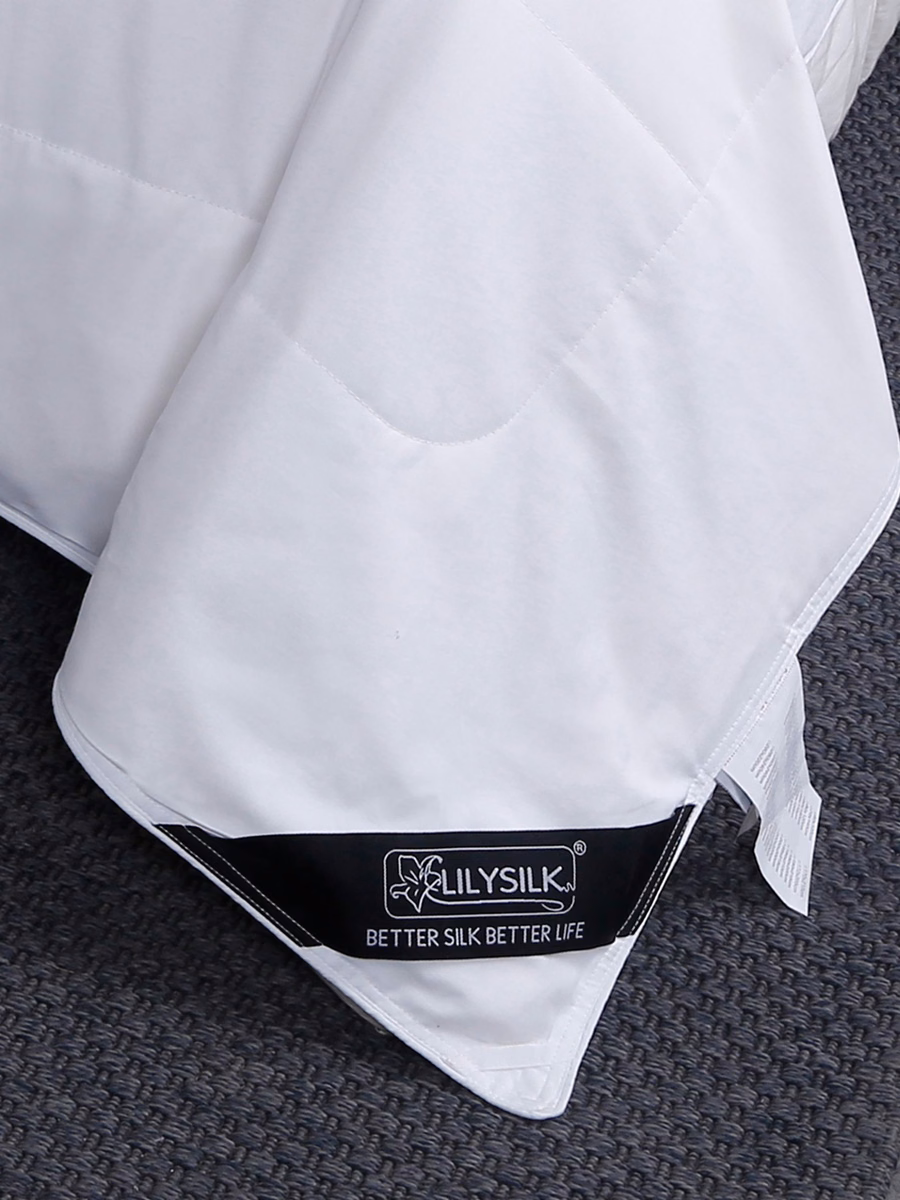 Couette en soie recouverte de coton lavable