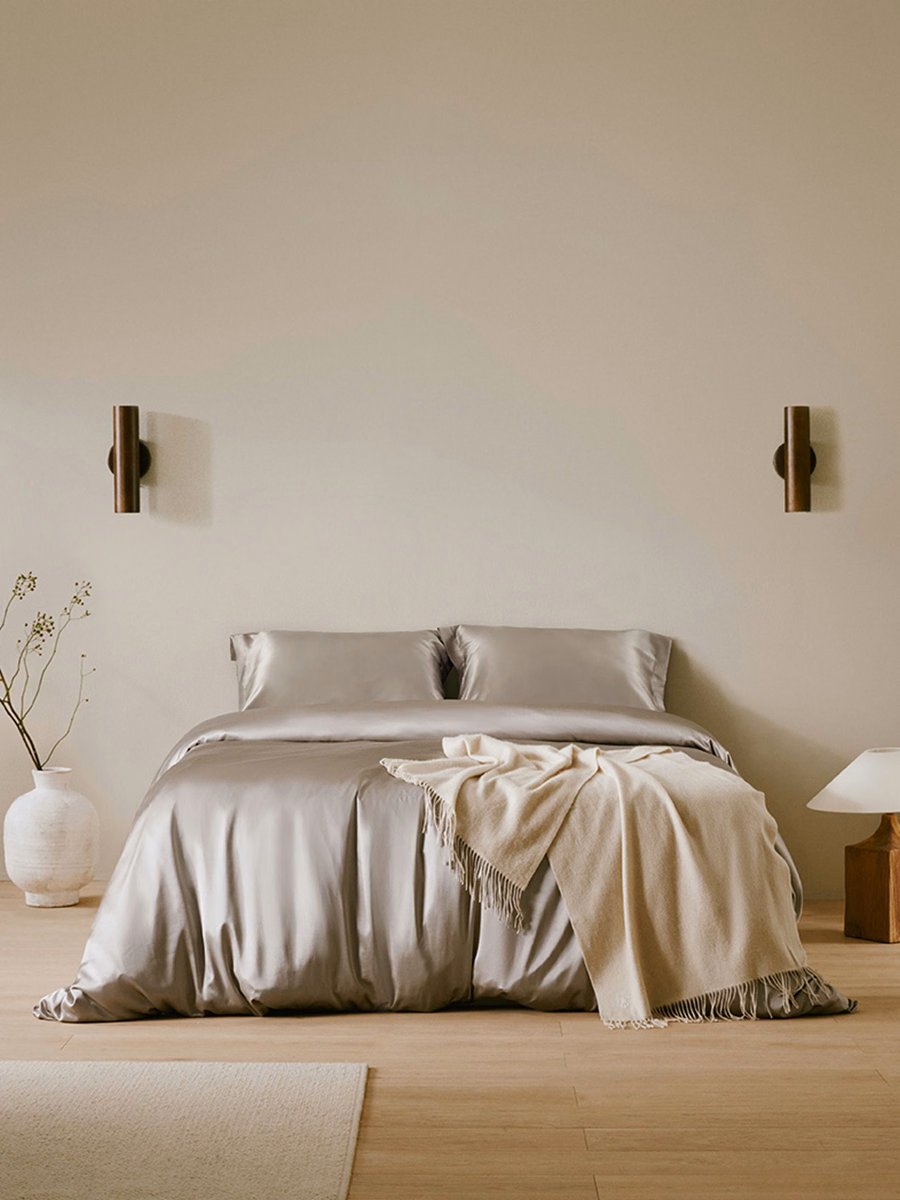 Ensemble de 2 housses de coussin de luxe à enveloppe Oxford 25 Momme