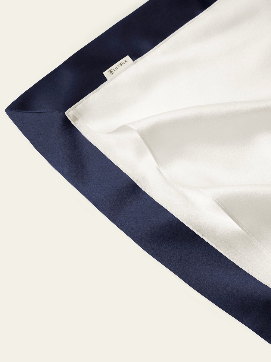 Housse de coussin en soie Oxford