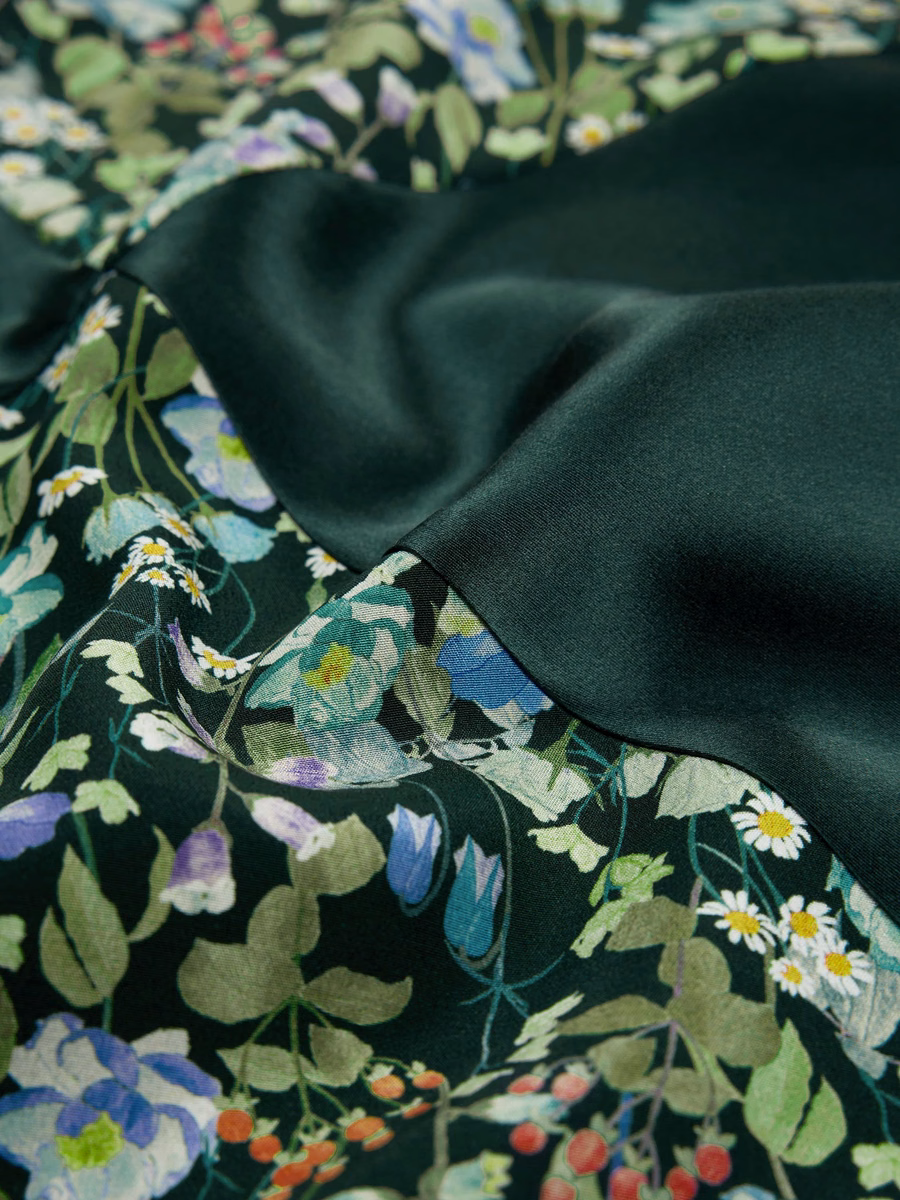 Housse de Coussin Forêt Enchantée - Fabriquée avec du Tissu Liberty