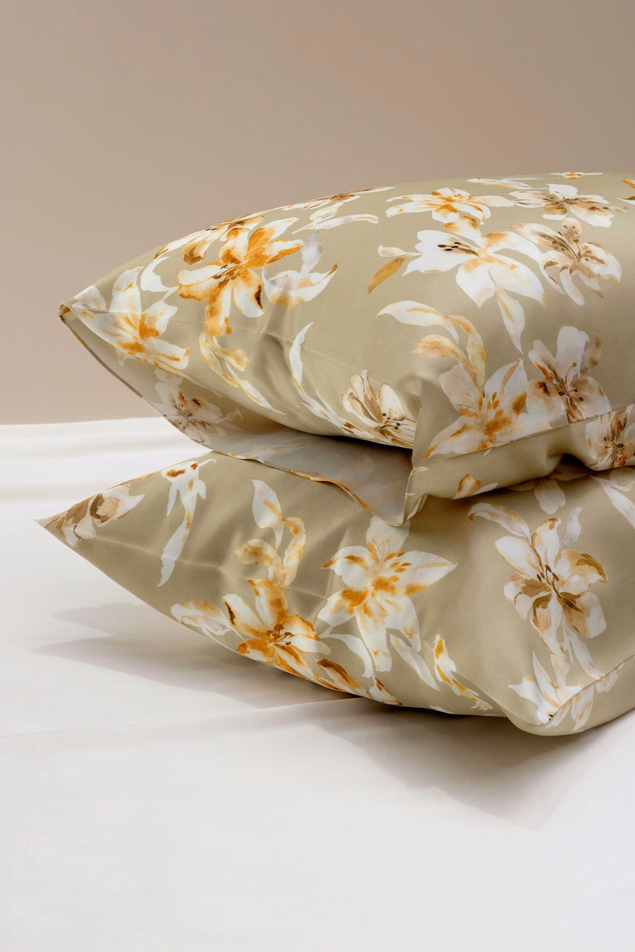 Aureate Flow Housse de coussin en soie