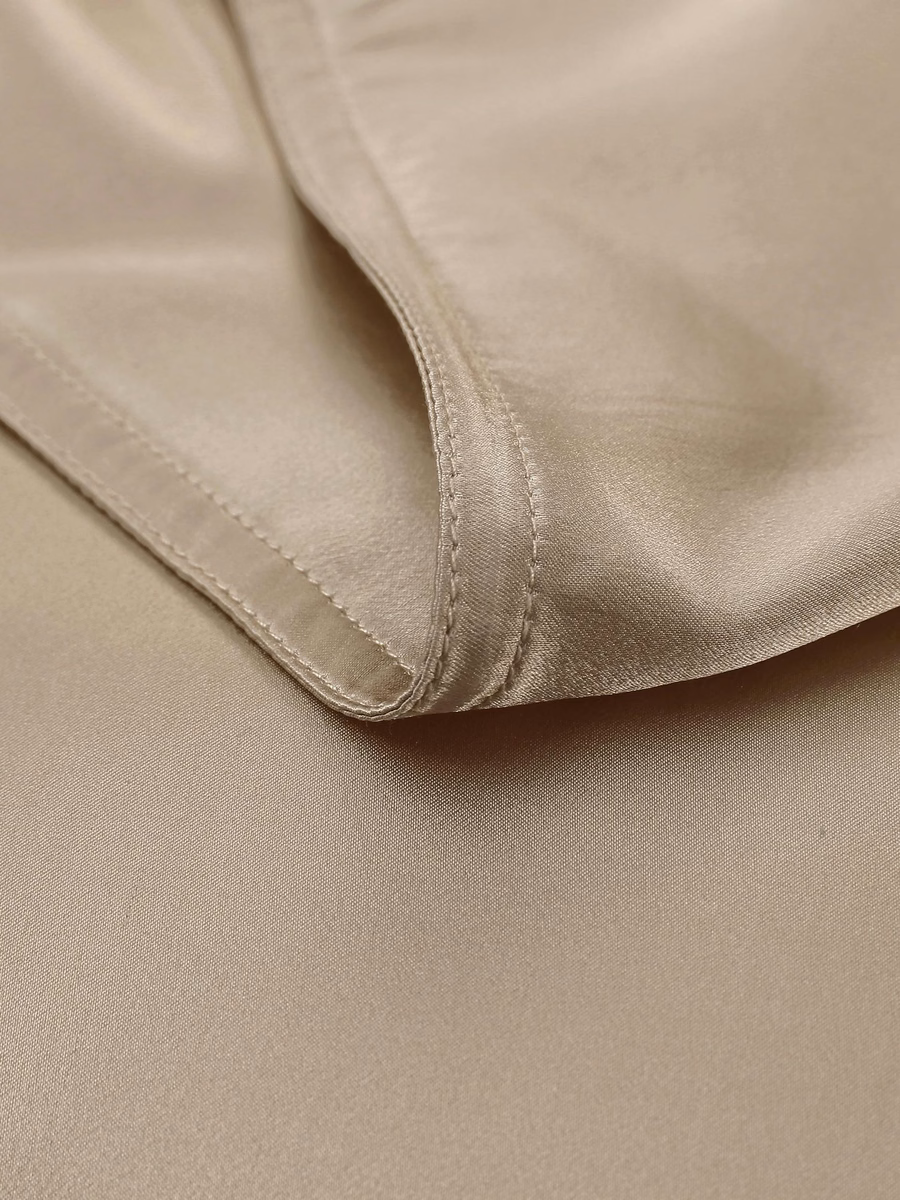 Ensemble de draps en soie sans couture de 19 Momme