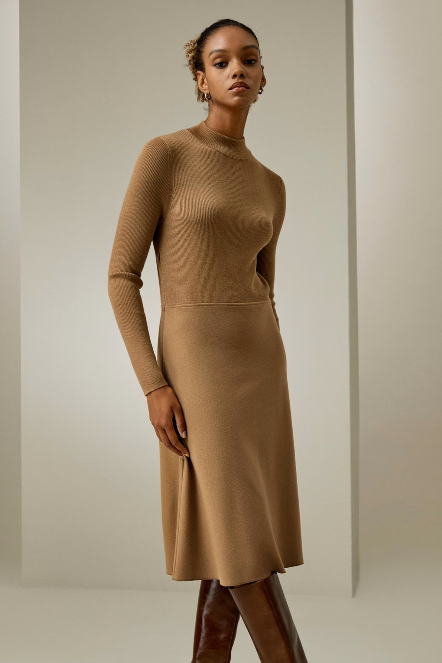 Robe en Laine Ajustée