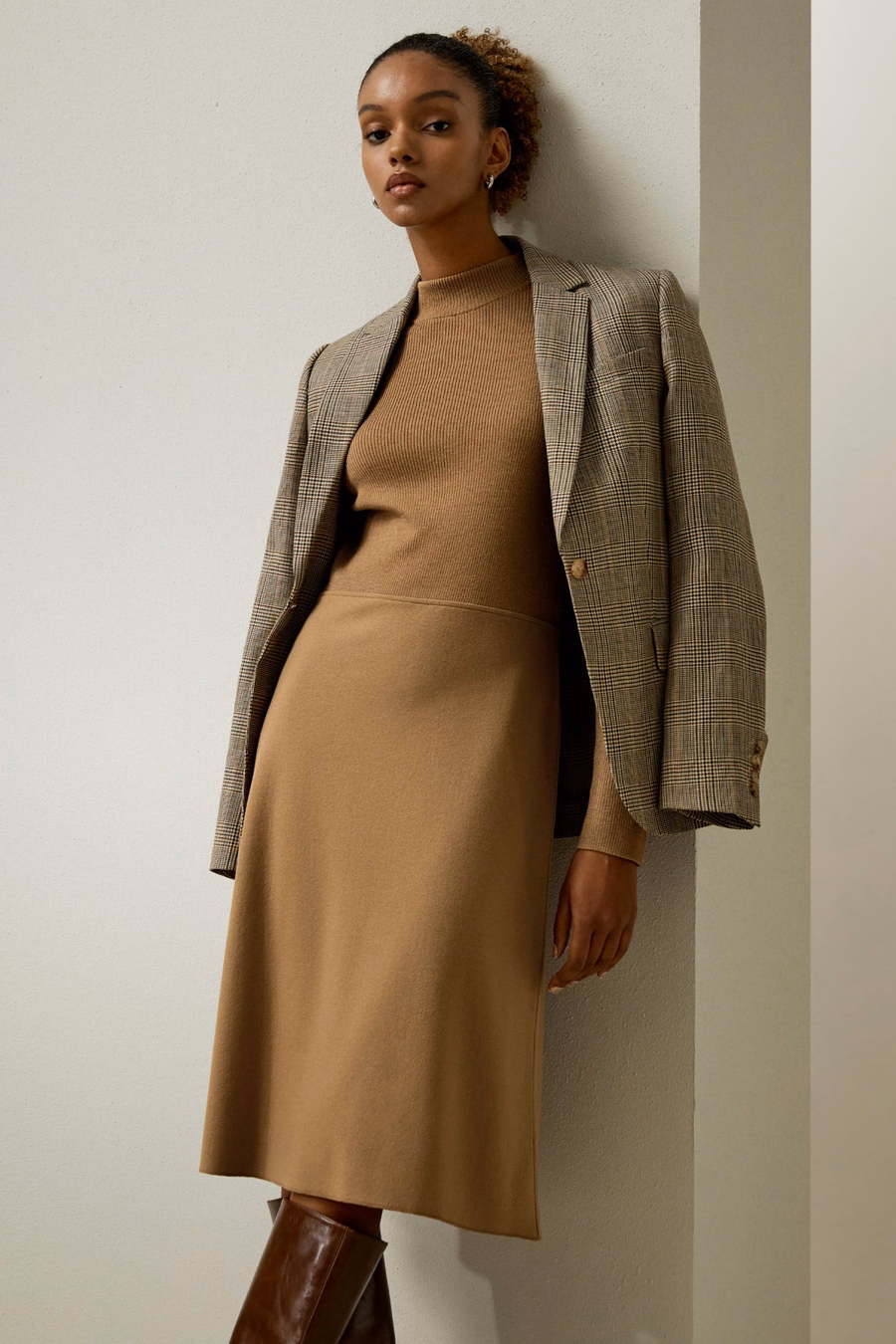 Robe en Laine Ajustée