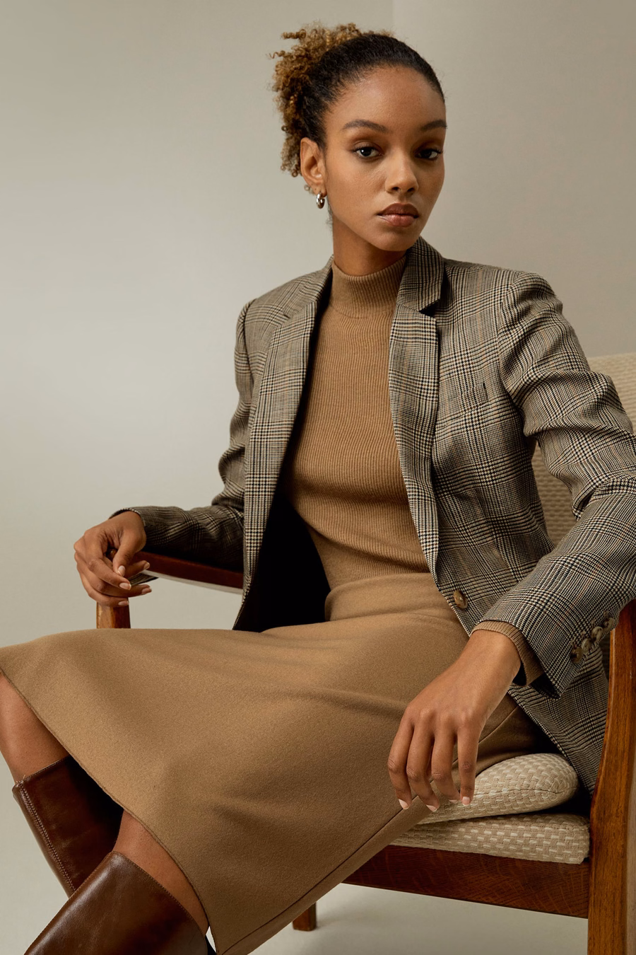 Robe en Laine Ajustée