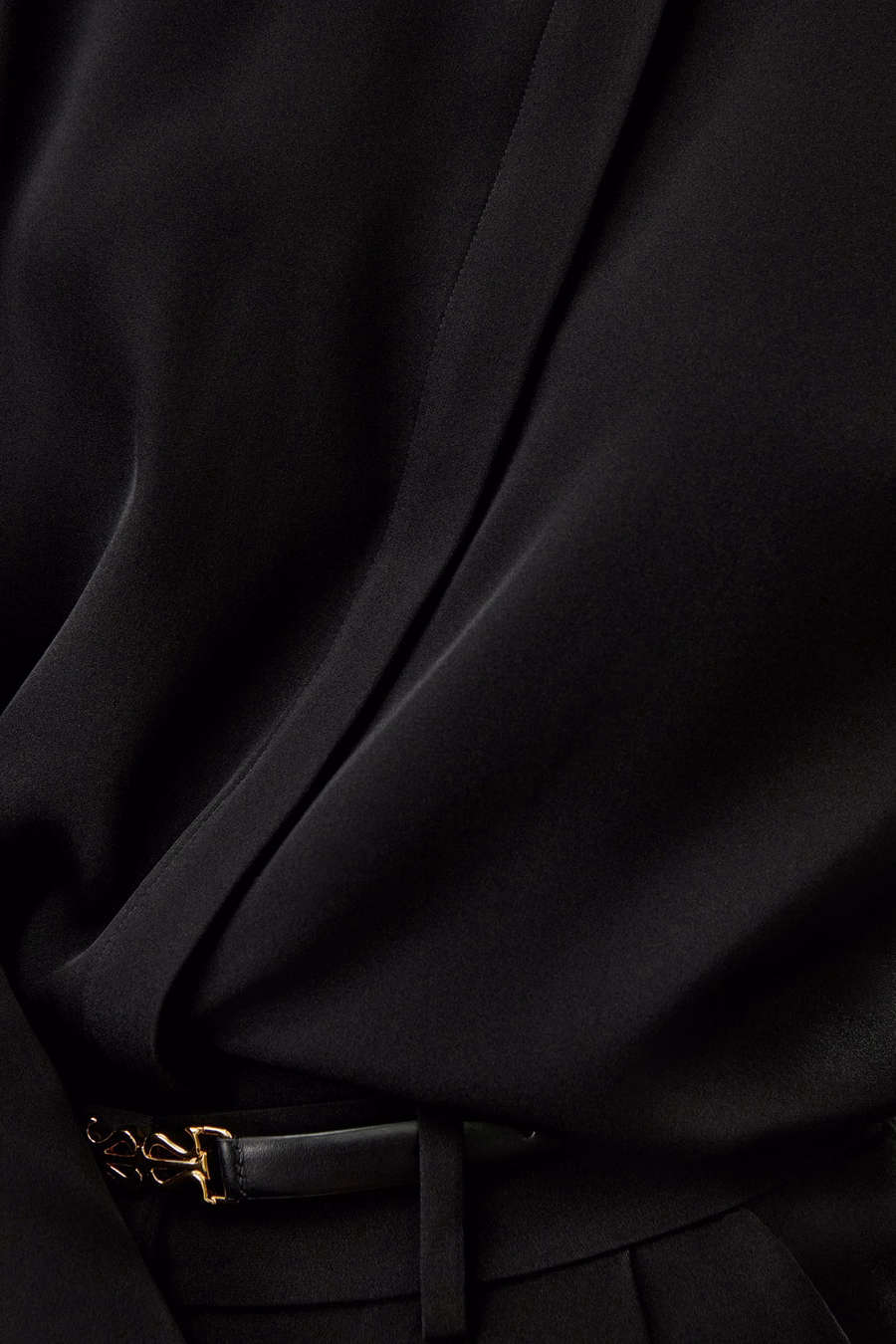 Chemise en soie à col classique