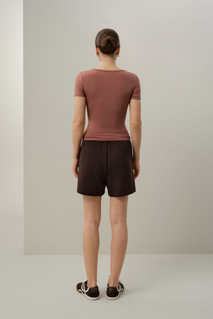 Silk Breeze Jersey V-neck Tee