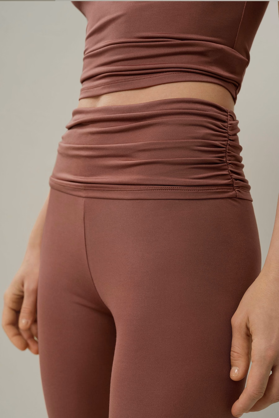 Pantalons Fluid Flare en Jersey de Soie Breeze