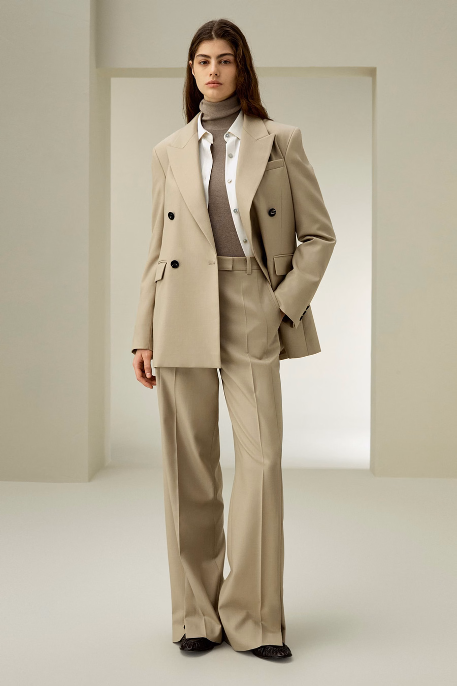 Veste en soie et laine Modern Beauty