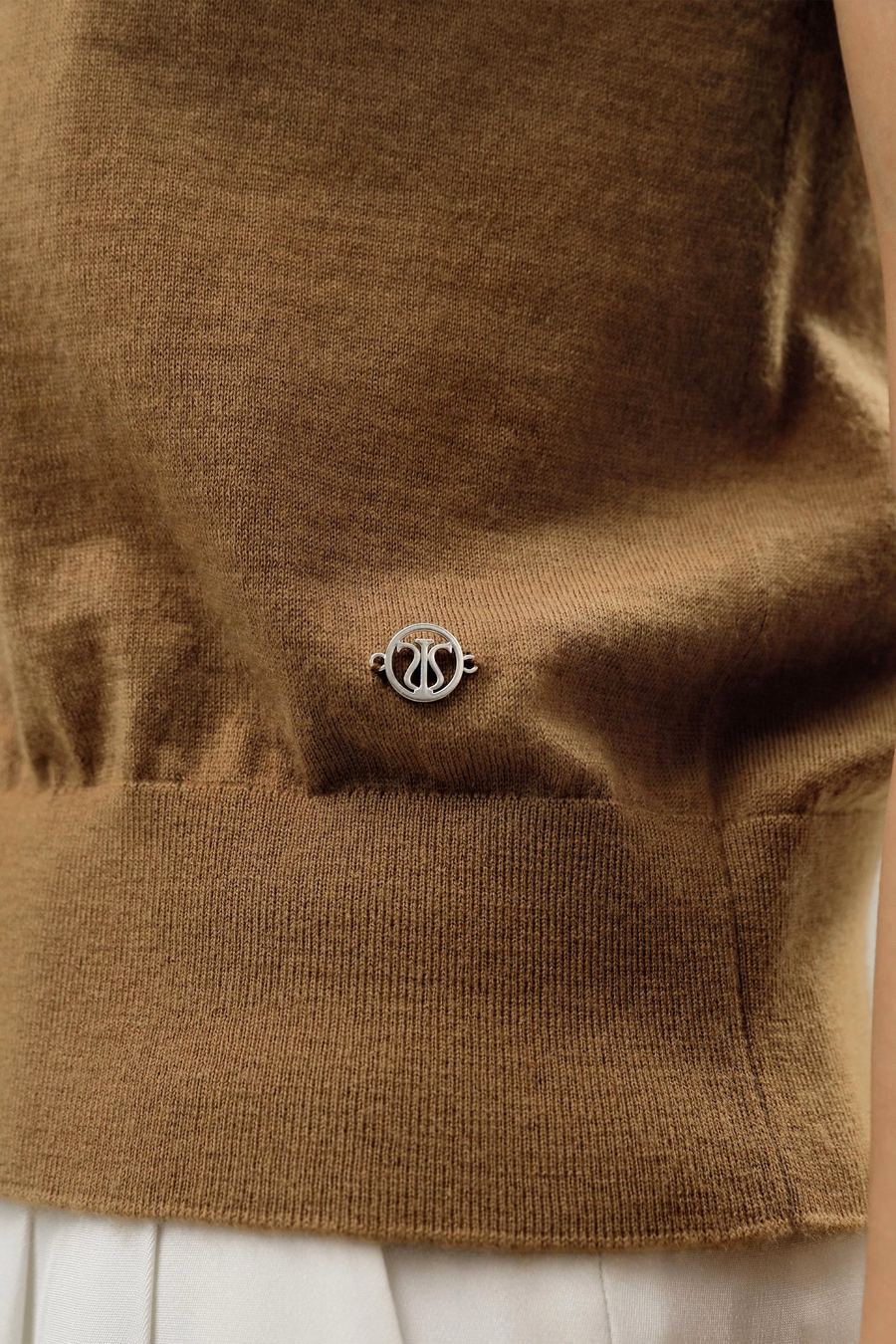 Pull en cachemire à col rond