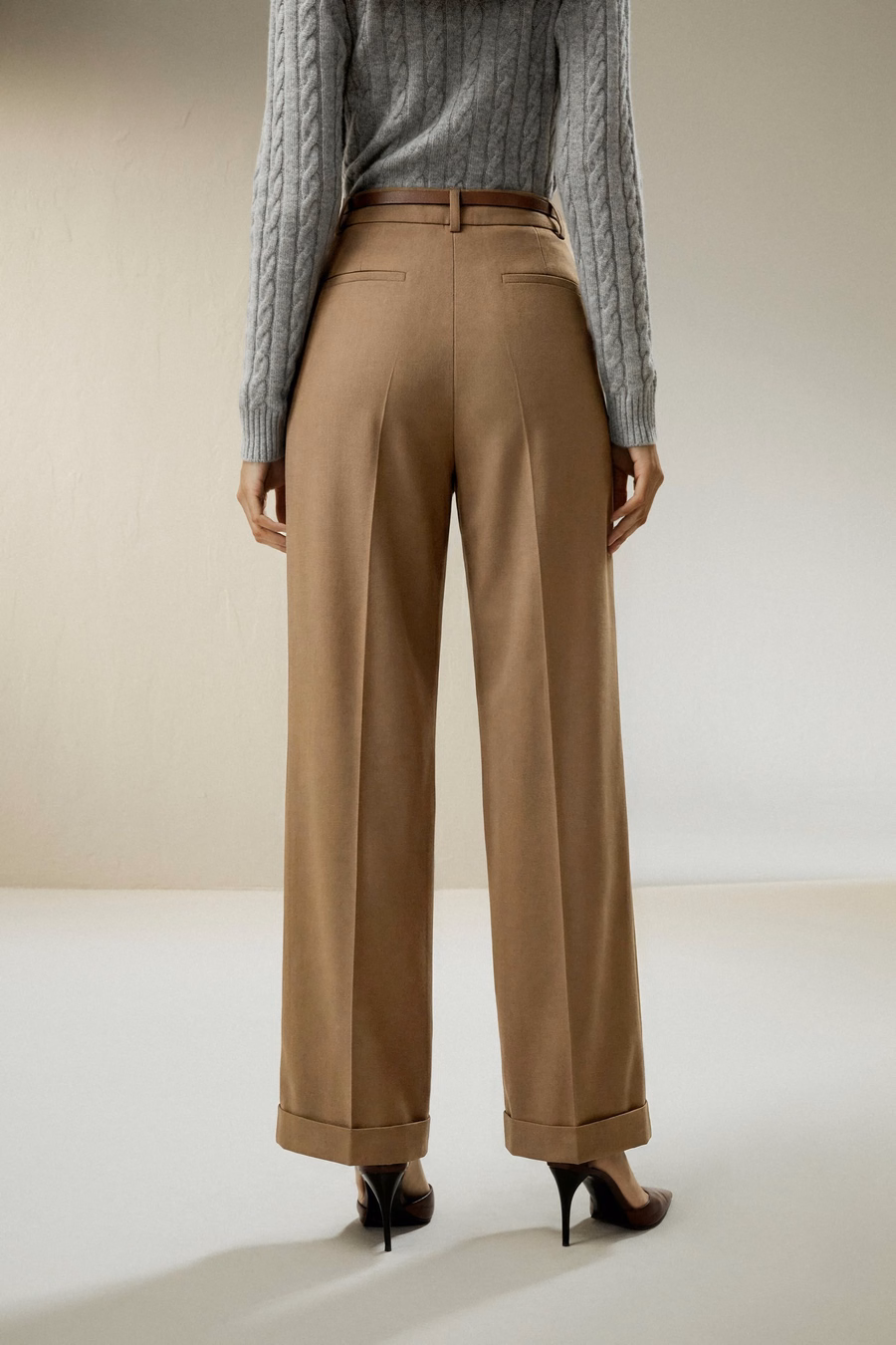 Pantalons de costume à jambe large