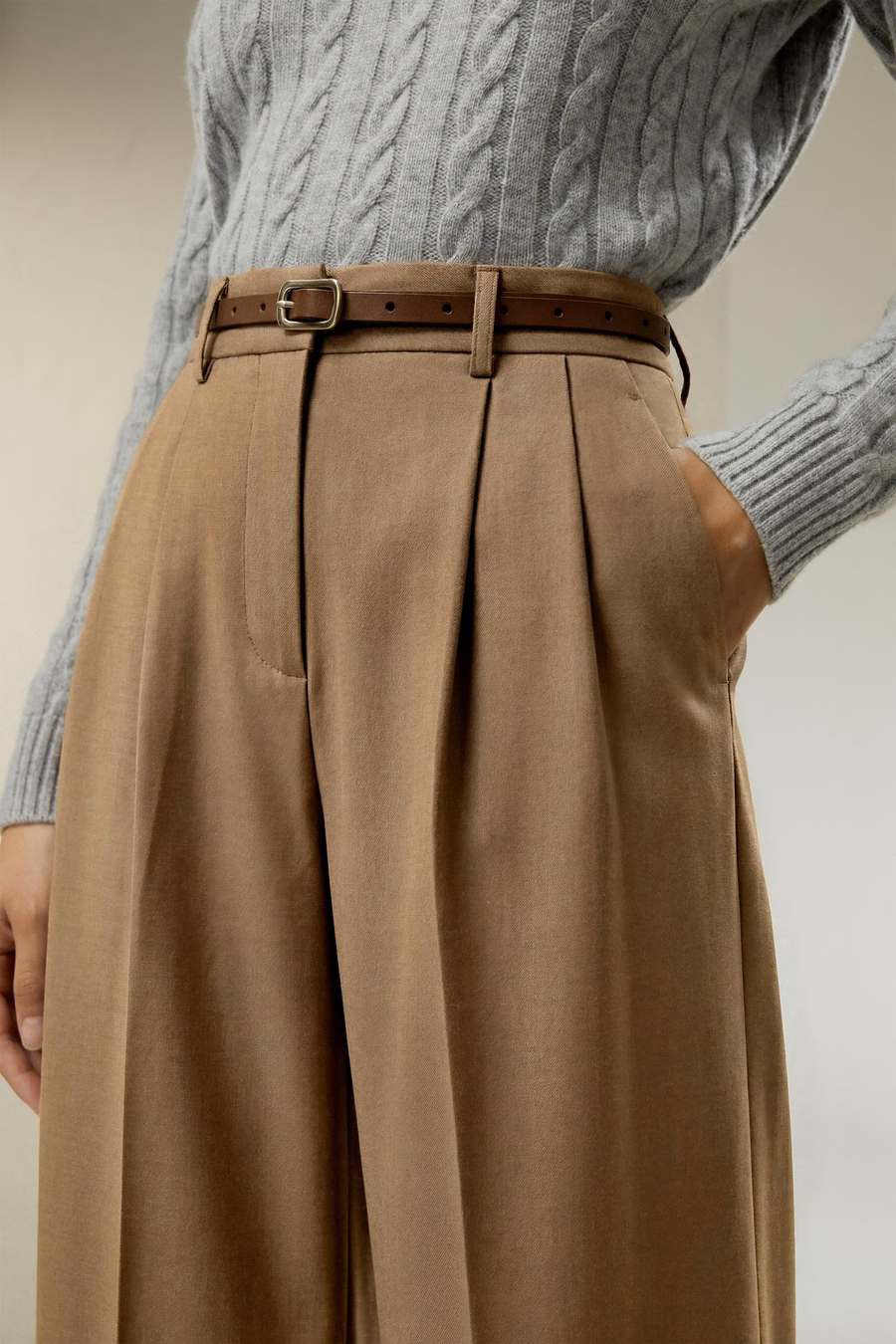 Pantalons de costume à jambe large