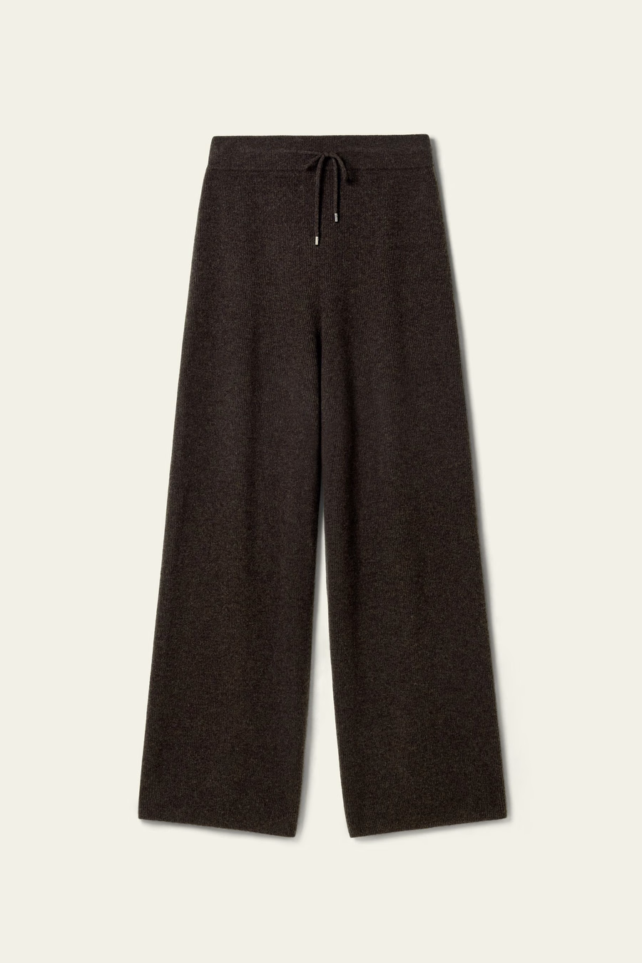 Pantalon large en cachemire royal