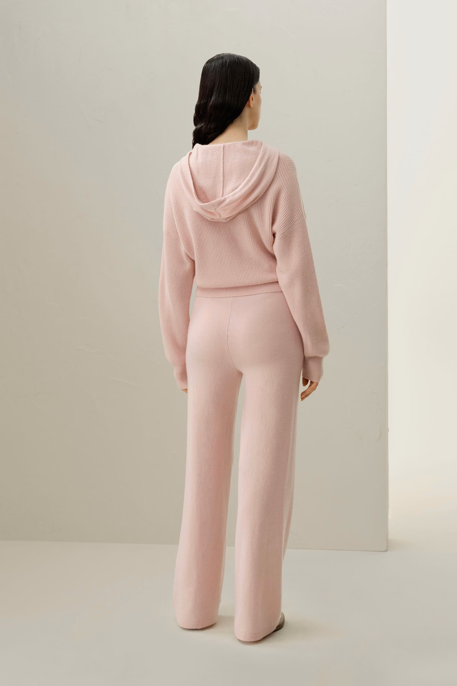 Pantalon Sweat en Cachemire Fluide