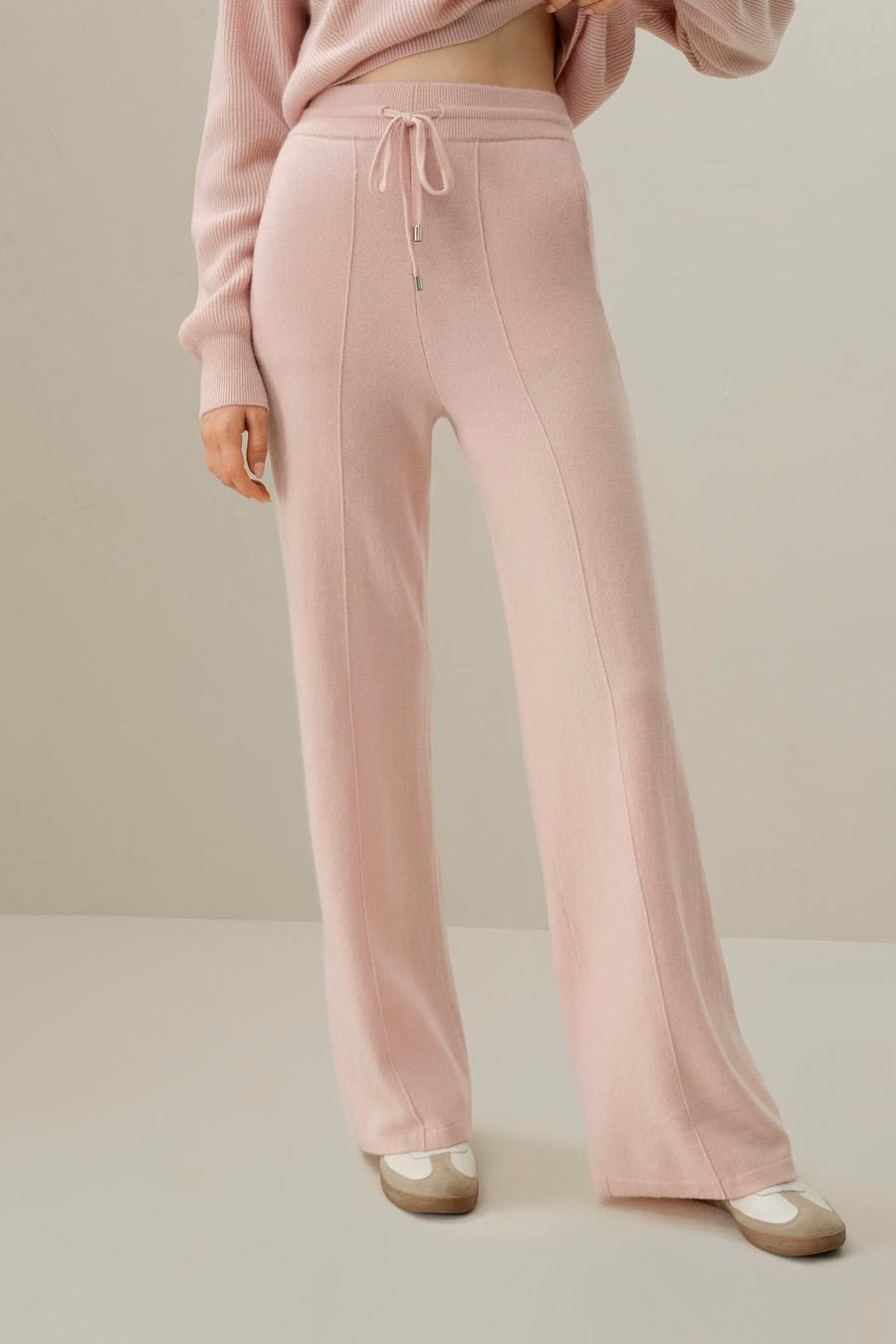 Pantalon Sweat en Cachemire Fluide