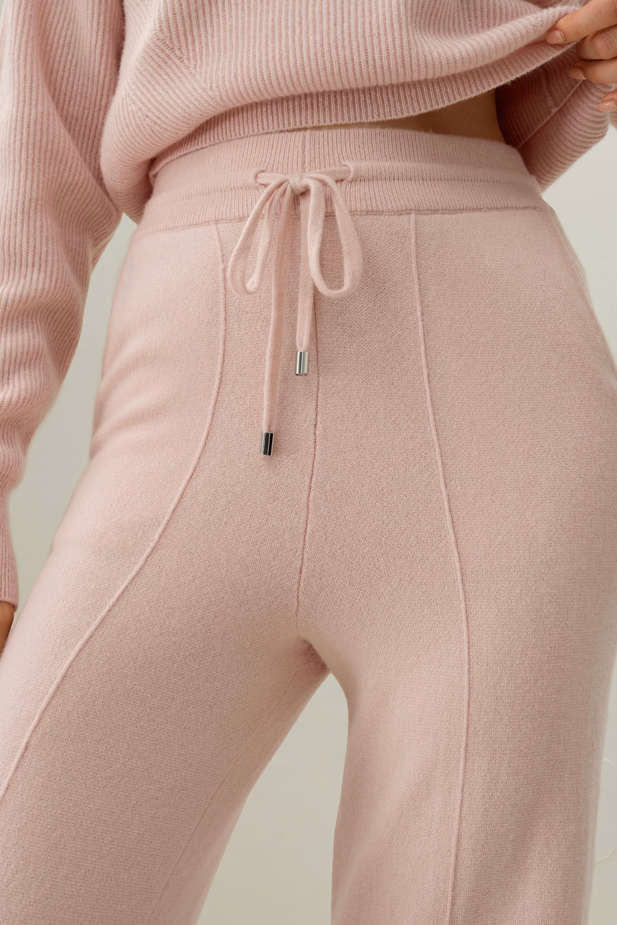Pantalon Sweat en Cachemire Fluide