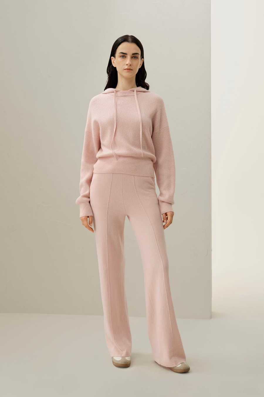 Eshe 2-en-1 Hoodie en cachemire détachable
