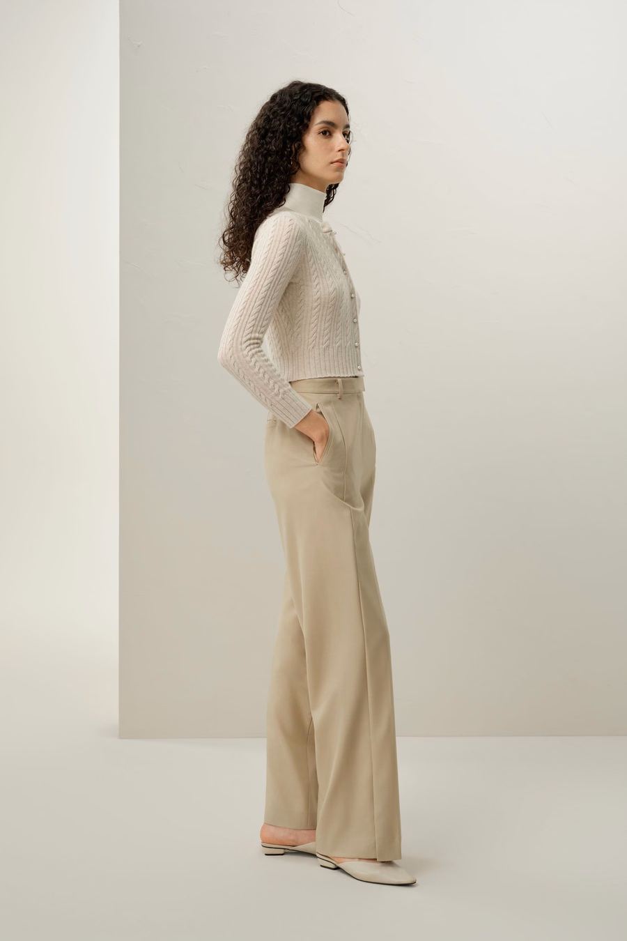 LILYSILK X LYDIA MILLEN Le Cardigan Hawthorn