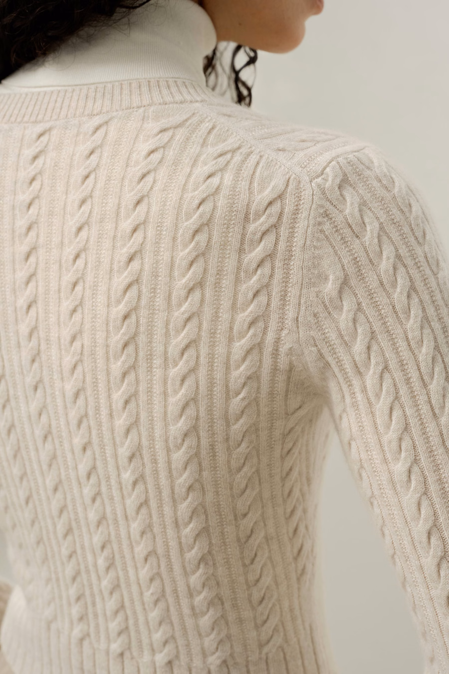 LILYSILK X LYDIA MILLEN Le Cardigan Hawthorn
