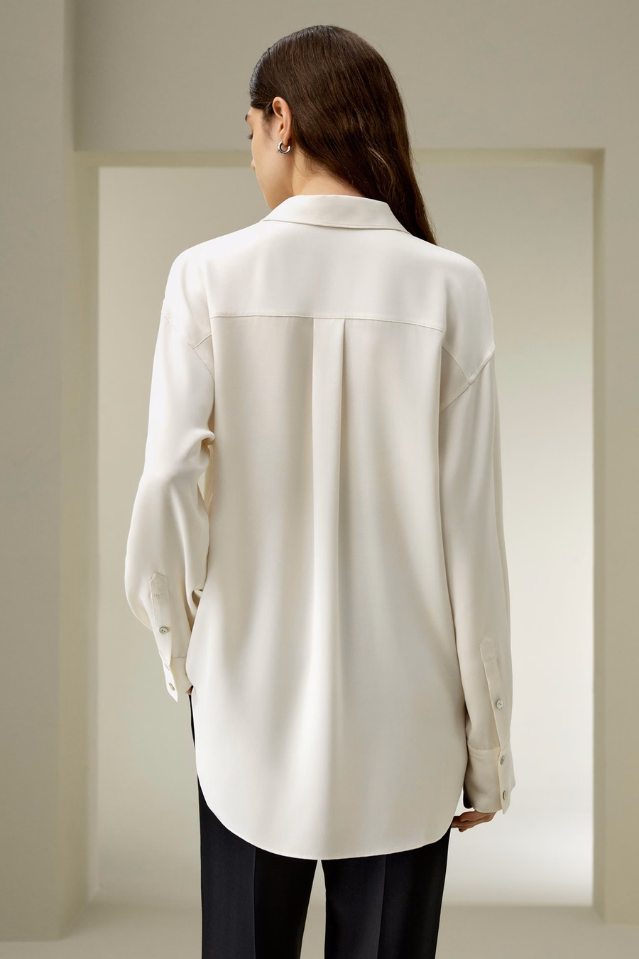 The One Relaxed Fit Silk Shirt