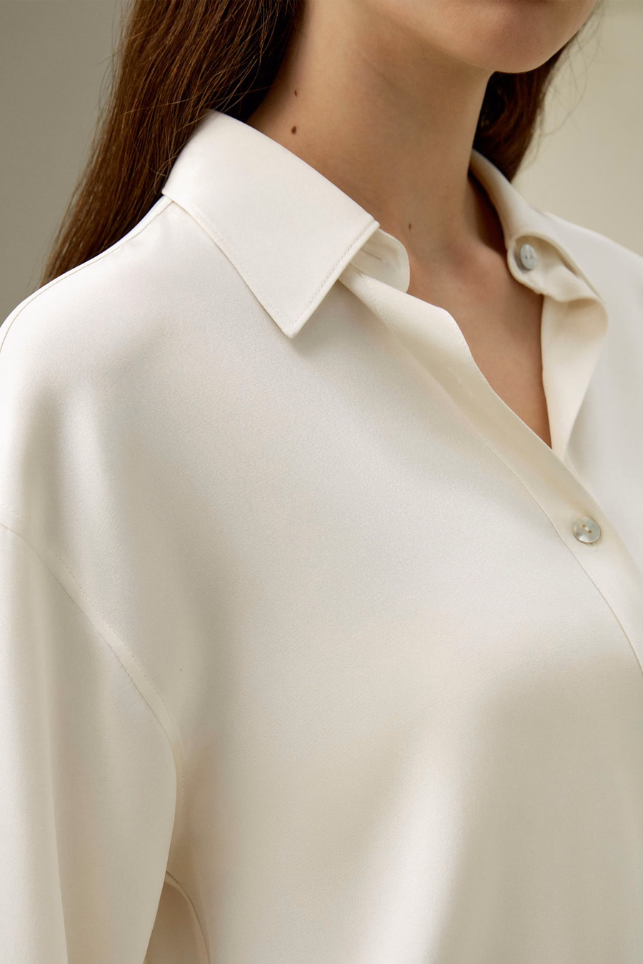 The One Relaxed Fit Silk Shirt