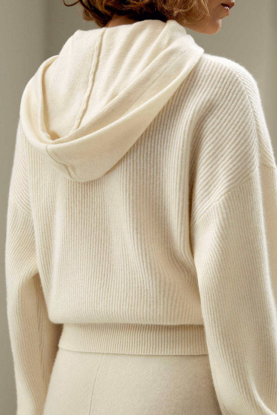 Eshe 2-en-1 Hoodie en cachemire détachable
