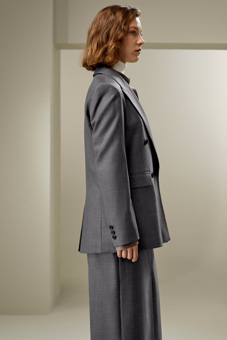 Veste en soie et laine Modern Beauty