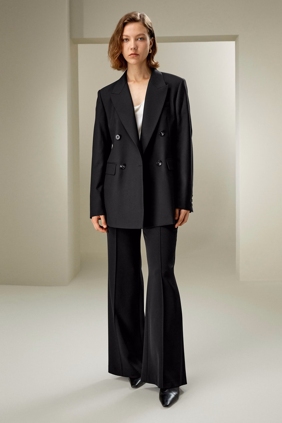 Veste en soie et laine Modern Beauty